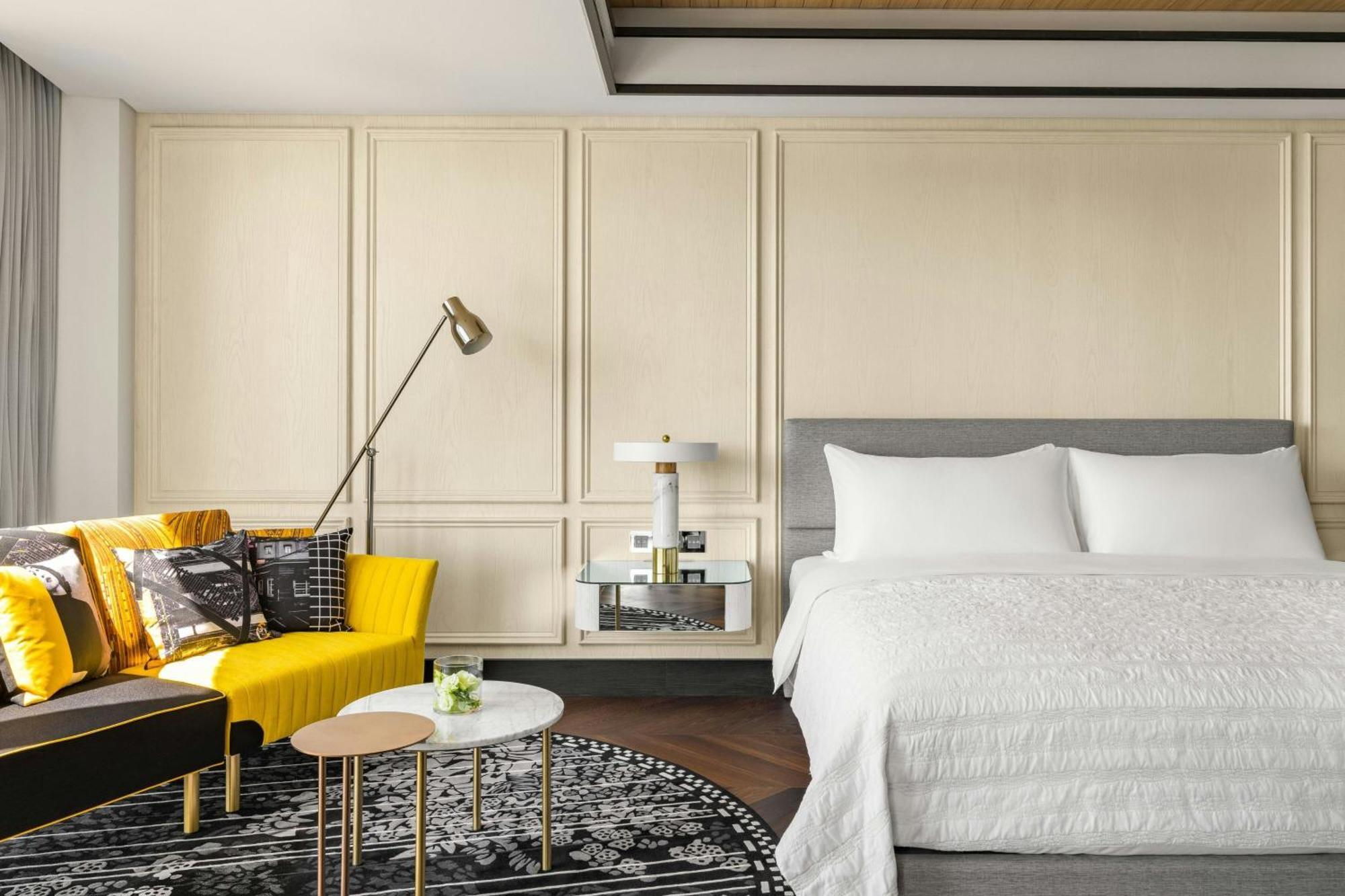 Le Meridien Тайчжун Экстерьер фото A guest room at the hotel