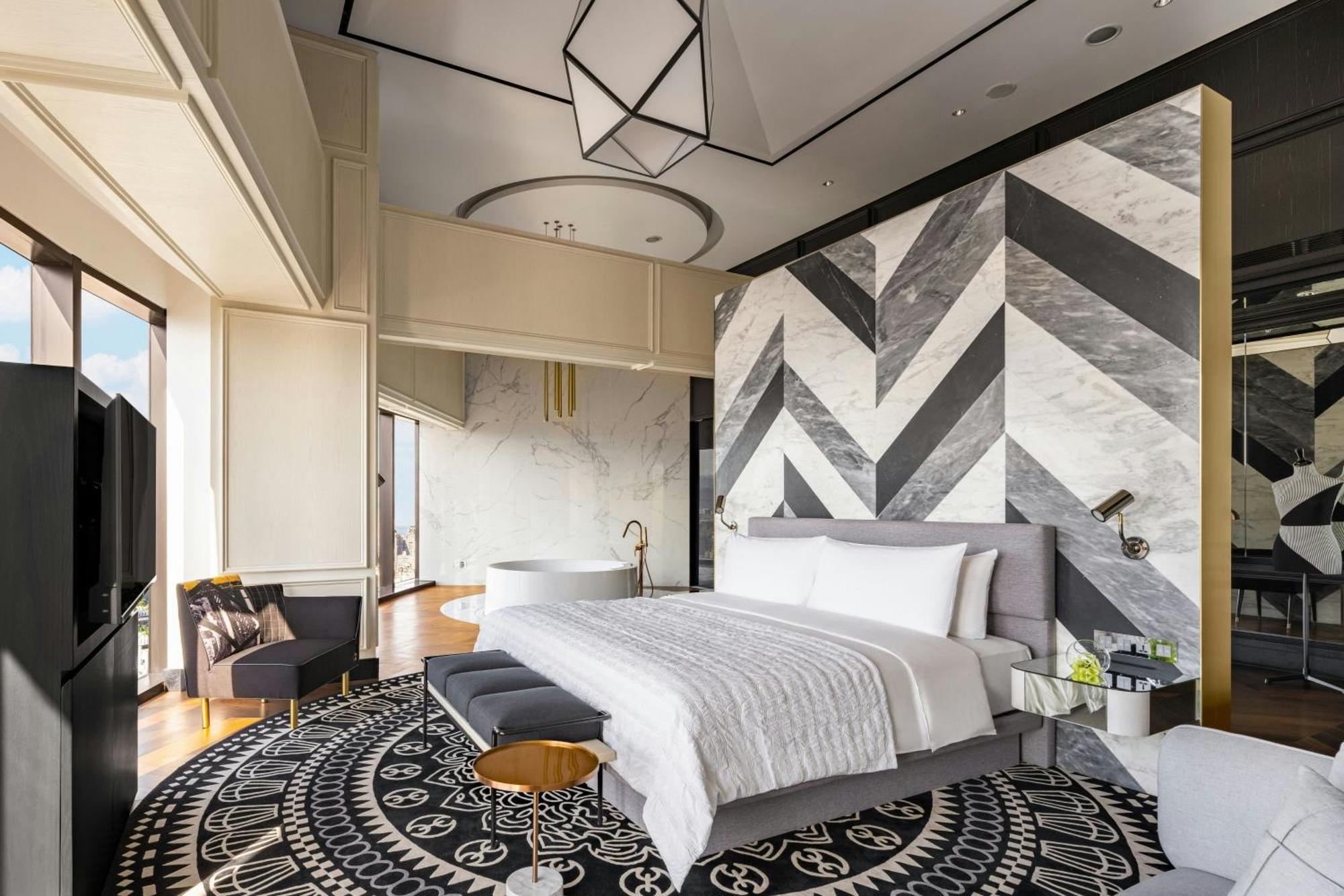 Le Meridien Тайчжун Экстерьер фото A bedroom at the hotel